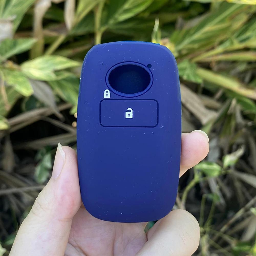 Silicone Car Key Cover Case Shell for Toyota RAIZE for Daihatsu Rocky 2 Buttons Key Cover Case Car Accessories