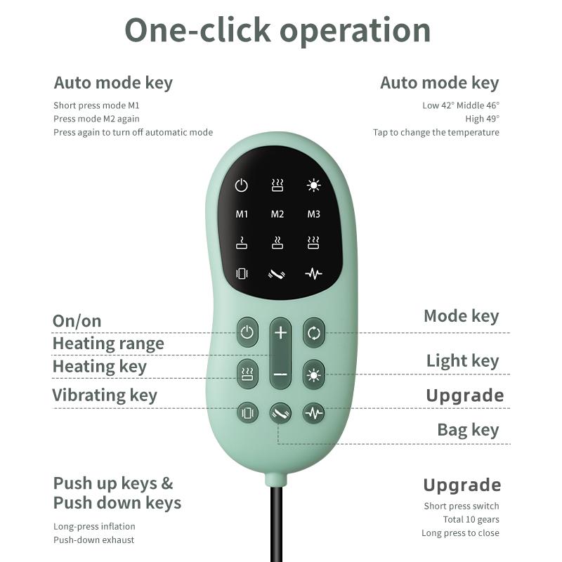 Electric Lumbar Traction Device Massager with Heat Function & Adjustable Intensity,Electric Inflatable Back Stretcher Device