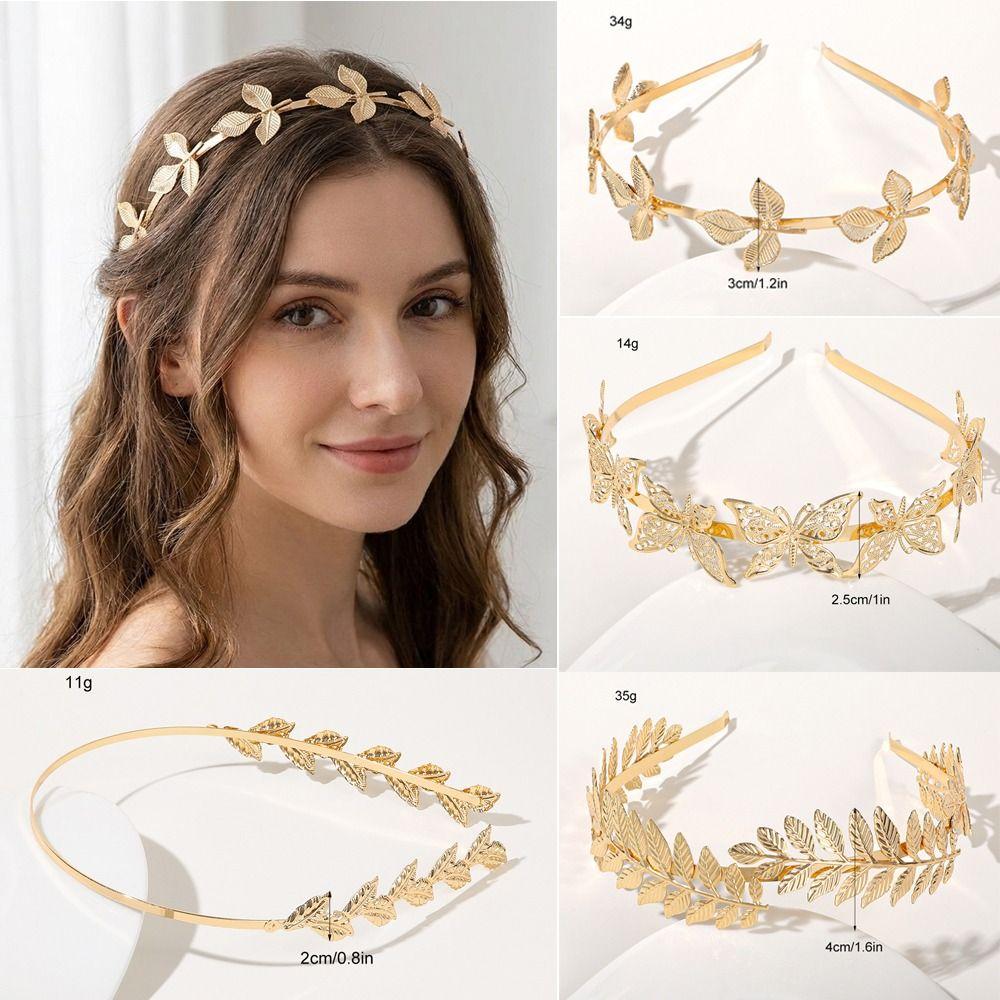 Korean Style Bridal Headpiece Comfort Fit Headwear Retro Hair Crown Wedding Party