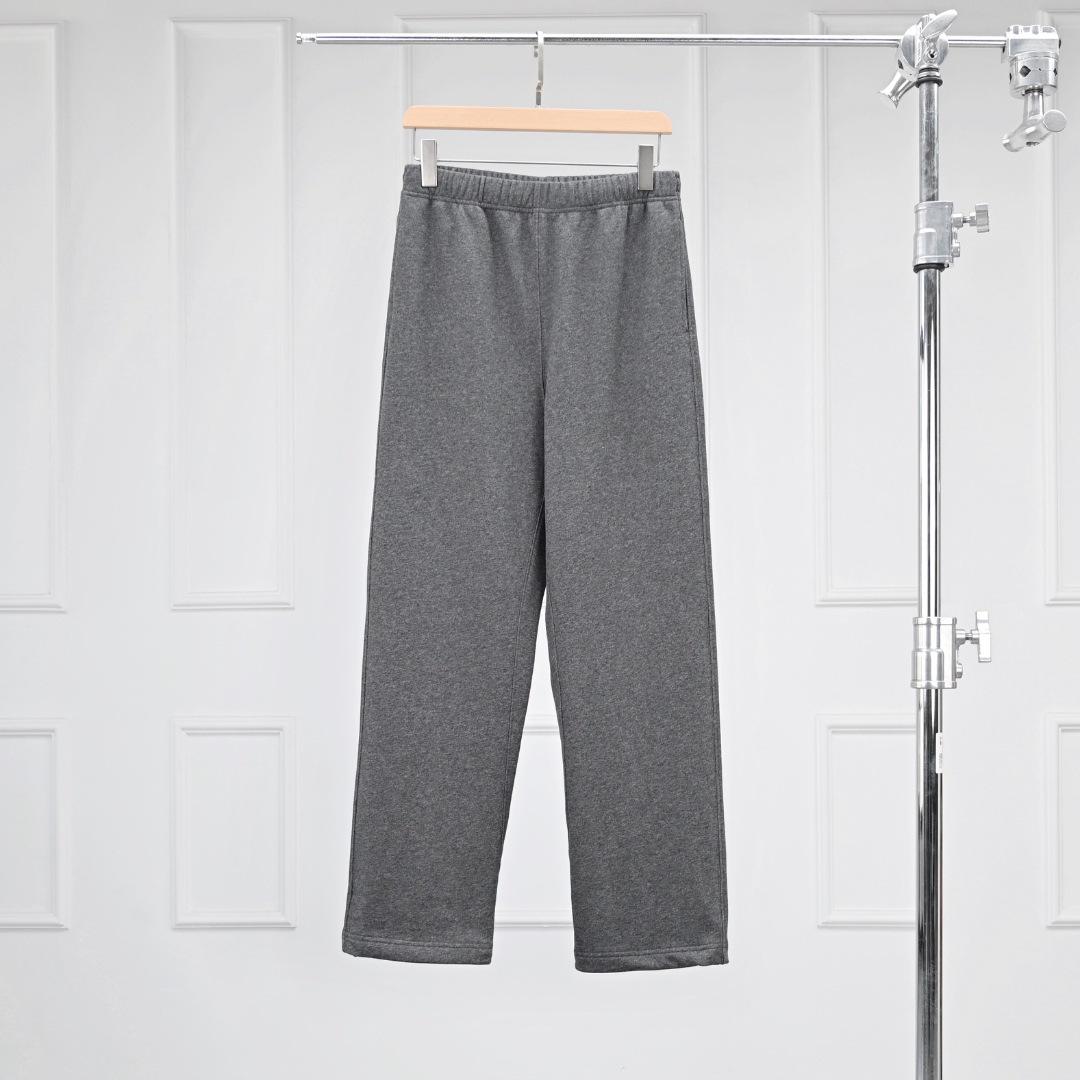 

Women s Wide-Leg Casual Sports Trousers - Versatile Straight-Leg Pants Small темно-серого