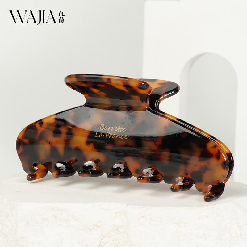 Wjia Elegant French-Style Retro Acetate Hair Shark Clip