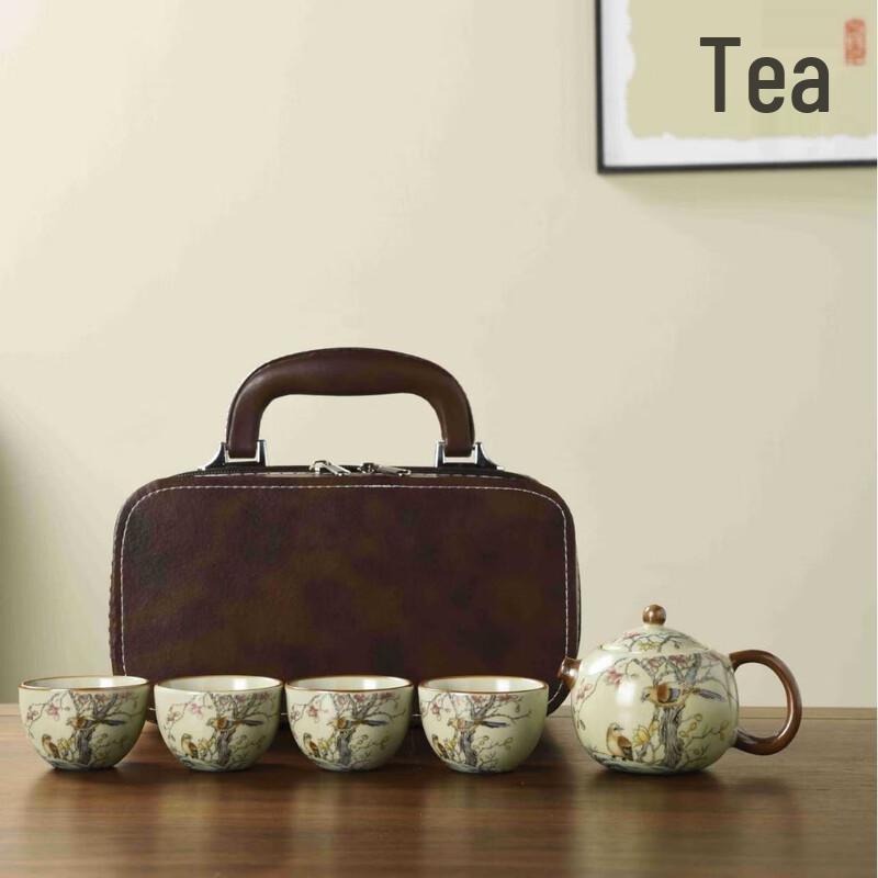 Portable Ceramic Travel Tea Set