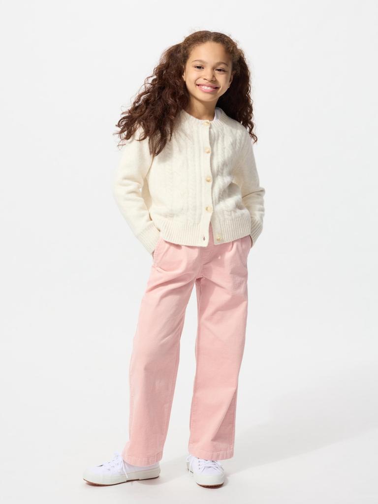 Uniqlo Girls Corduroy Wide Pants