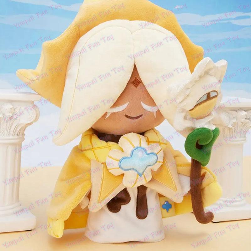 New Cookie Run Kingdom Plush Toy Pure Vanilla Cookie Eternal Sugar Cookie Soft Stuffed Doll Game Peripheral Collectible Gift