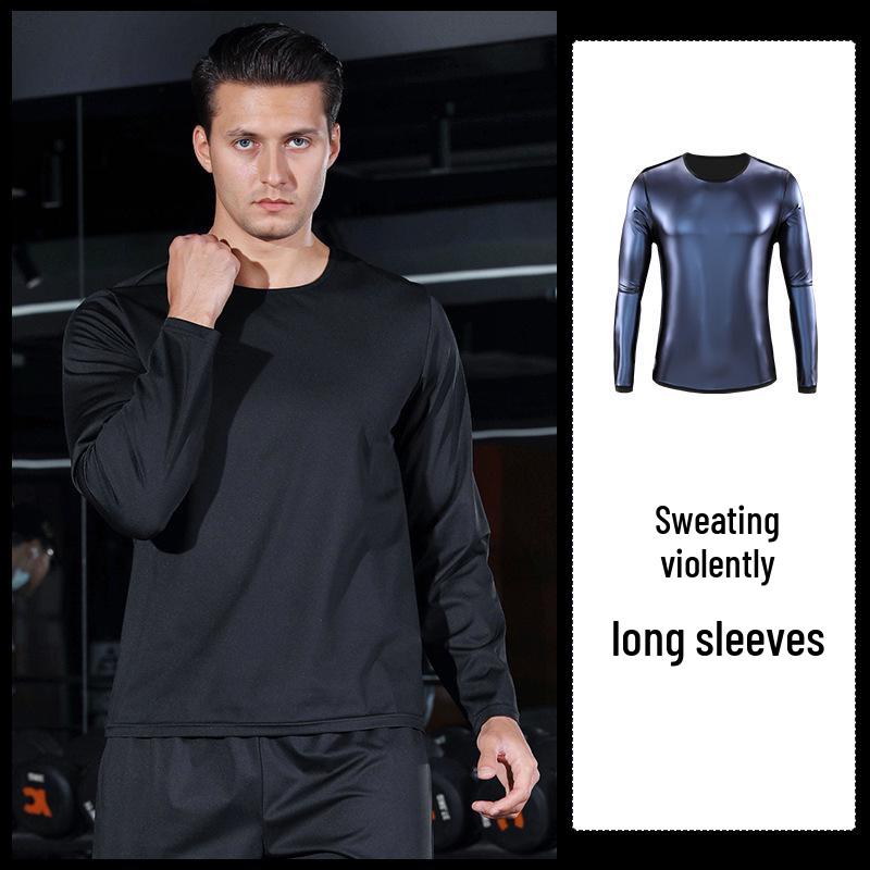 Men's Fitness Sweat Suit - Fat Burning Gym & Running Set