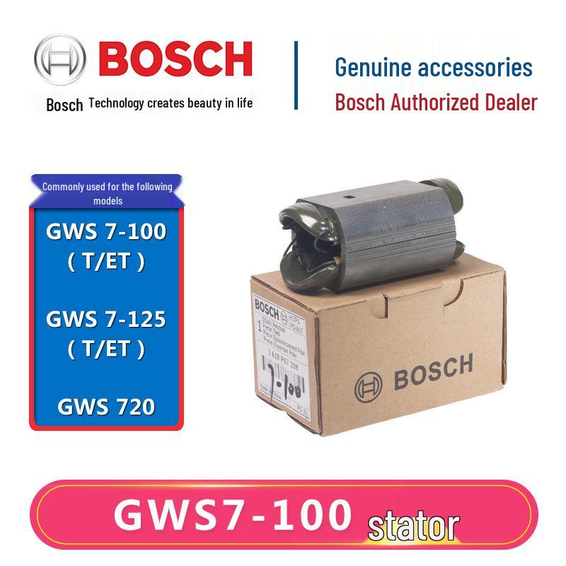 Bosch Angle Grinder Parts: Rotor, Stator, Switch, Carbon Brush, Housing, Gear for GWS7-100/125