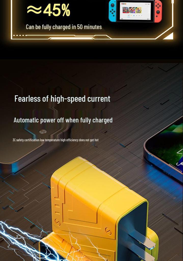 150W High-Power GaN USB Charger with Multi-Port Fast Charging for Apple & Android