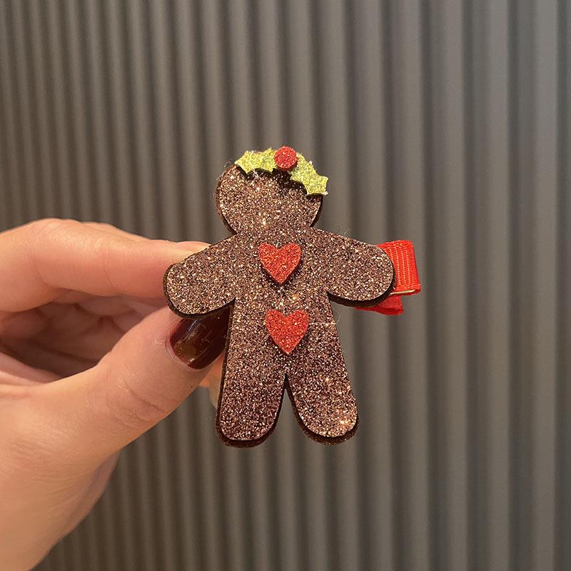 Christmas Hair Clips for Kids: Cute Cartoon Side Clips for Baby and Little Girl Hair Accessories