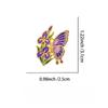 1/6Pcs Vintage Floral Butterfly Brooch Colorful Insect Enamel Pin Set For Coat Collar Lapel Pins Metal Badges Jewelry Gift