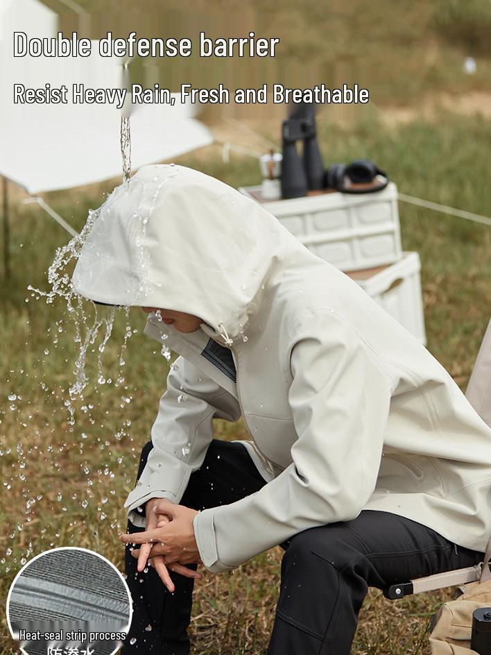 Bird House Alternative Waterproof & Windproof Softshell Jacket for Couples - Women's & Men's Hiking Outerwear