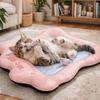 Breathable Dog Sofa Bed Cartoon Pattern Pet Cooling Mat Comfortable Pet Cool Cushion  Summer Season