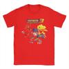 Digimon World T-Shirt Herren Baumwolle Oberteile Retro Rundhalsausschnitt Kurzarm