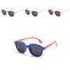 Children Trendy Oval Design Polarized Sunglasses Summer Outdoor Protection Uv