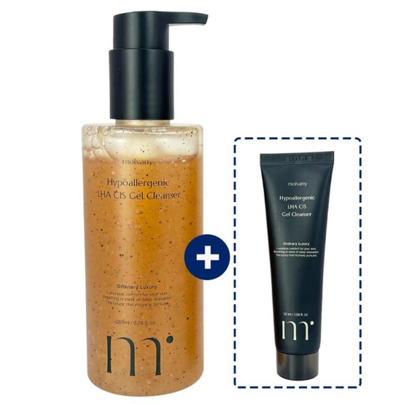 Molvani Hypoallergenic LHA Chestnut Peel Gel Cleanser 200ml + 50ml, 1 pcs