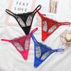 Sexy Sheer Mesh Strap Thong Panties for Women