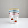 OLOEY Colorful Summer Portable Glass Cup