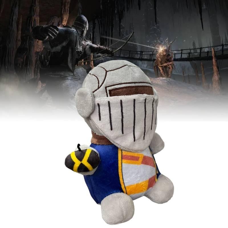Adorable Dark Souls Lemon Plush Toy Super Soft Crystal Velvet Stuffed Doll 20cm