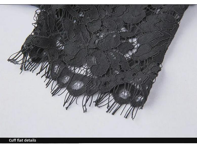 V-Neck Eyelash Lace A-Line Dress, European Style, Summer Fashion, Plus Size, Mid-Length Skirt, Fits Up to 200 Pounds