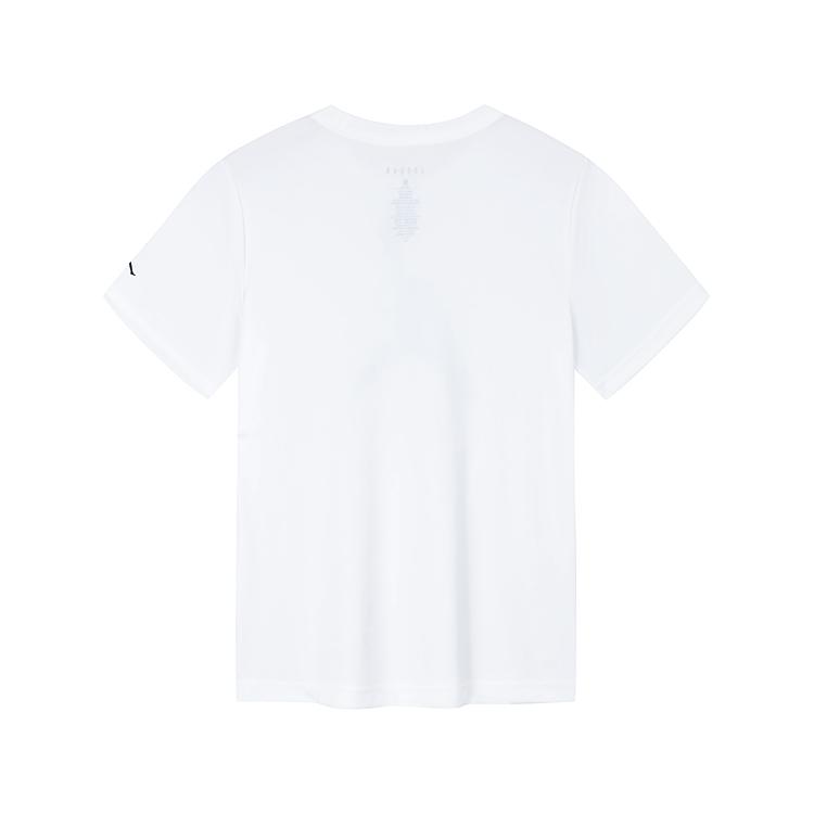 Jordan T-Shirt Trendy Versatile Short Sleeve Men Tops White Leaf-Green JD2422067