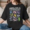 I Axolotl Questions for Unisex Unisex T Shirts Cute Axolotls Vintage Tees Round Neck TShirts 100 Cotton Printed Clothing