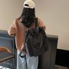 Schoolbag New Tooling Wind Backpack Women's Shoulder One Shoulder Crossbody Large Capacity Handbag Commuter Versatile Simple Three-purpose Bag