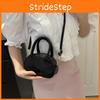 Minimalist Color Block Shoulder Bag With Zipper Closure For Daily Women