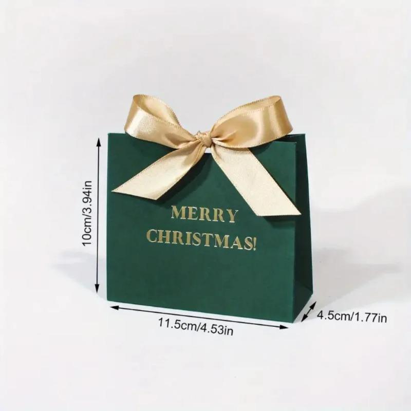 2025 New Style European Christmas Gift Box, Internet Celebrity Fresh and Elegant High-end Feeling "Merry Christmas" Empty Box