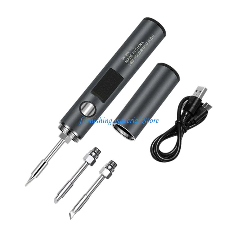 Y5GD Lightweight USB Charged Wireless Soldering Tool 260-420℃ for DIY Projects