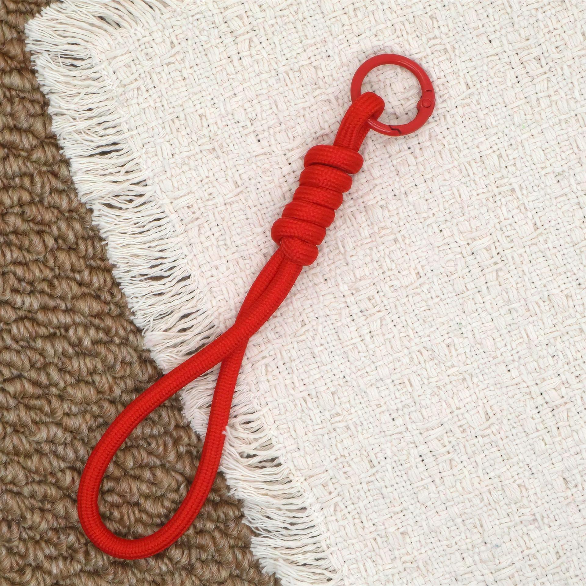 Dopamine Color Handmade Anti-lost Wrist Lanyard Selectable красный