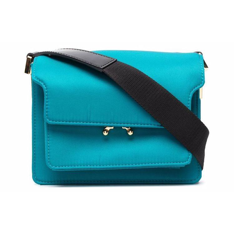 

Marni Portable Commuter Solid Color Flap Leather Crossbody Shoulder Bag Women bags Blue SBMP0089Q0-TN685-Z3O17 Basic Set (Bag+Dust Bag)