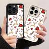 JT139 Christmas Deer Tree Flowers for iPhone 17 16 15 Pro Max Samsung S26 S25 Ultra A17 A16 A07 A56 Xiaomi 15T Redmi 15c 14c Note 14 Soft TPU Case