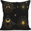 Tarot Printed Line Pillow Cover Moon Star Home Bedroom Sofa Pillow Cushion Cover