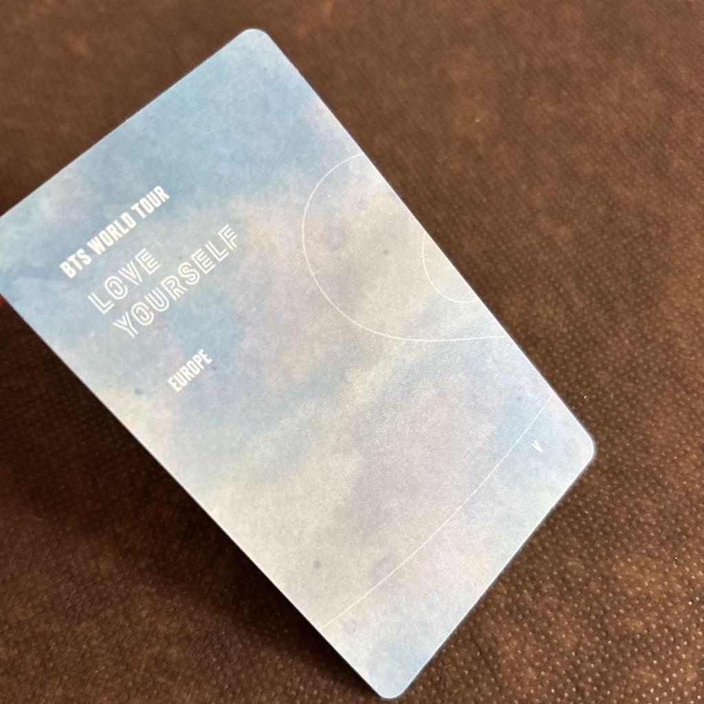 [USED] BTS LYS Europe DVD Trading Cards V Taehyung