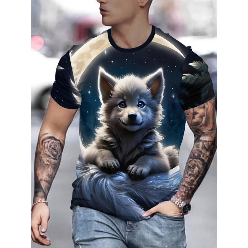 Streetwear Mens Summer Clothing With 3d Printed Animal Skull Graphic T Shirts Round Neck Short Sleeved Tees New In Tops For Men