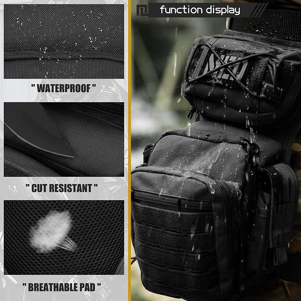 Cross-border Multifunction Tactical Leg Bag - Nylon Laser Cut - For Outdoor Cycling & Motorcycle