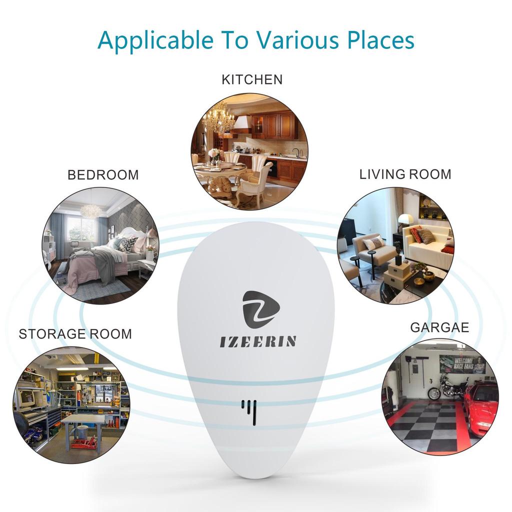 Teardrop Ultrasonic Mouse & Mosquito Repeller A08 with Custom Logo