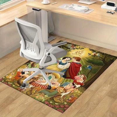 1pc, Snow White and the Seven Dwarfs Area Rug - Home Decor, Gift for Friends, Living Room, Office Carpet, Outdoor RugP002