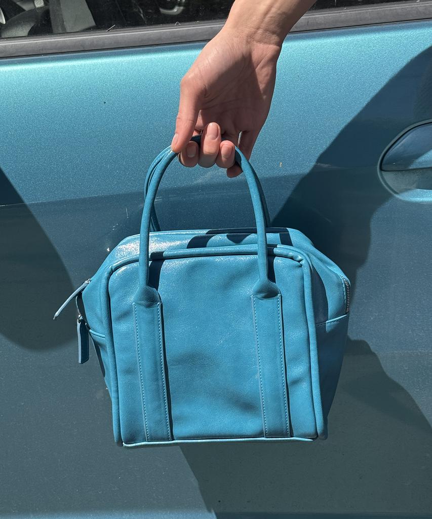 Yeomim Mini Box Bag (Aqua)