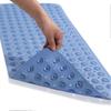 Home Anti Slip Shower Floor Bath Mat Bathroom Mat Suction Cup Massage Point - XN