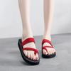Fashion Women Outdoor Beach Slippers Flat Open Toe Flip Flops Summer Casual EVA Home Basic Sandals Bathroom Slippers 2024