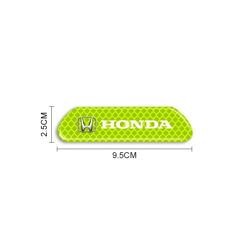 2025 Car New Honda 4 rear view mirror stickers with safety warning reflective signs For Honda Accord Odyssey Civic CRV Envix Cit