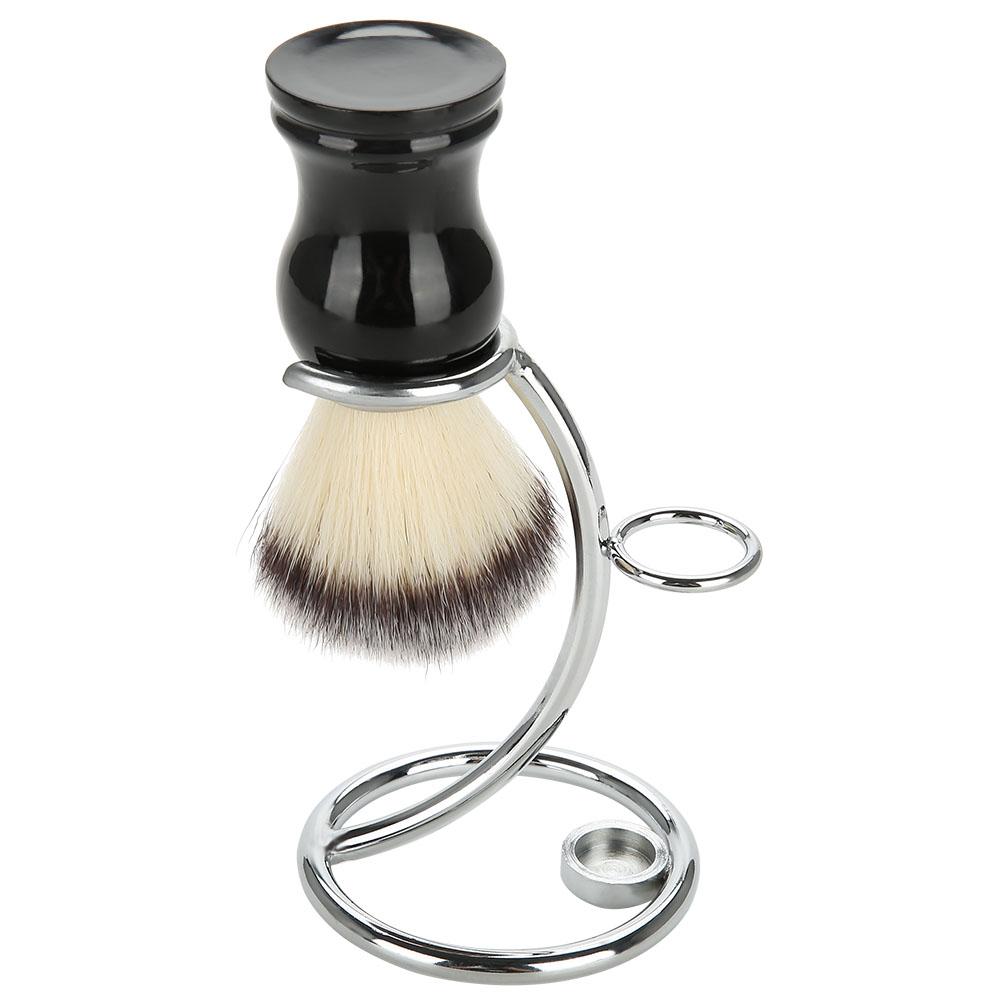 Men s Shave Tool Kit 2 IN 1 Portable Curved Shaving Brush Manual Razor Stand Holder