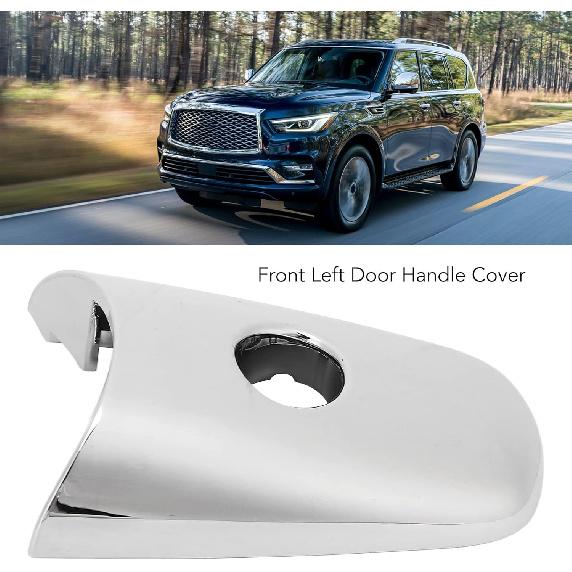 Front Left Door Handle Cover, Chrome Door Handle Escutcheon Chrome Cover 80646?1Ba0A Replacement For Qx60 Qx70 Qx80 Ex35 Fx35 Fx50 Qx50 Qx56