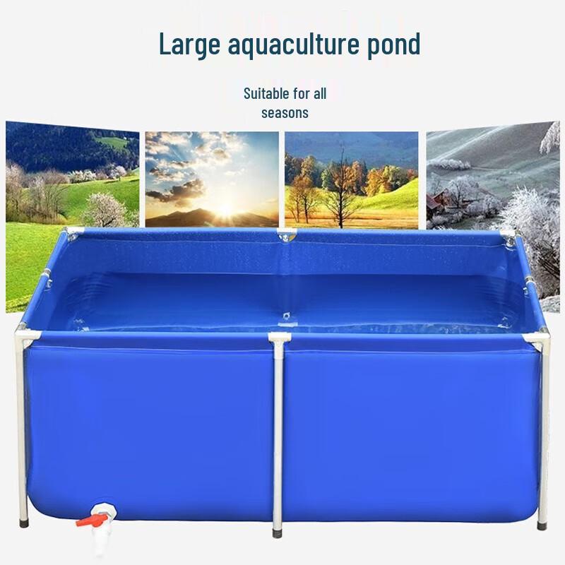 

Heavy-Duty Framed Canvas Water Storage Pool 2x1.5x0.6m