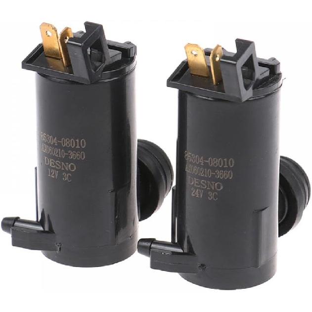 Universal 12V 24V Car Windshield Wiper Washer Pump Water Jet Motor Compatible with Various Vehicles A