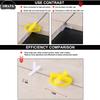100Pcs/PACK DIY  Tile Leveling System Clips Spacers Wedge For Floor Wall Tile Installation With Plastic Sizes 1 To 3mm