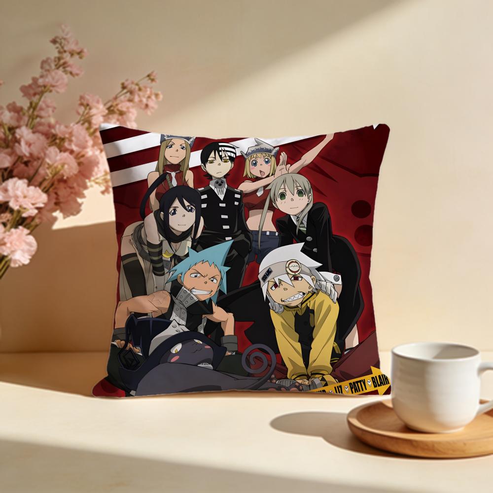 Hot SSOUL EATERable Cushion Cover Stylish Washable Pillow Cover Ideal for Couch Bedroom Car Decoration