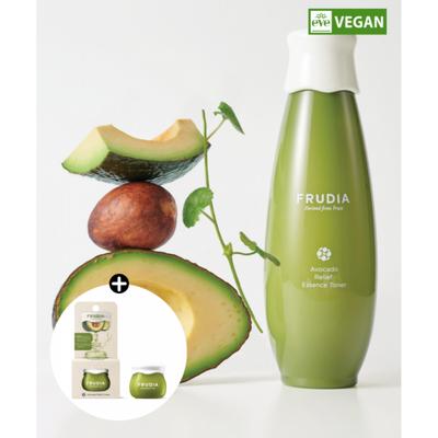 Frudia Avocado Cream 10g Gift   Essence Toner For Sensitive Skin Relief