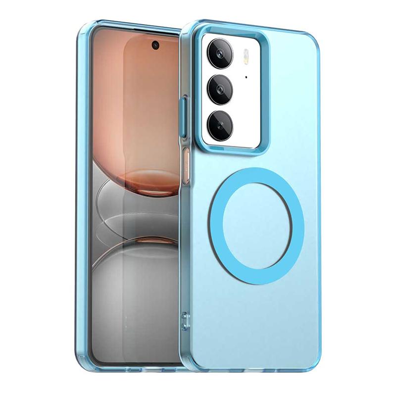 Magnetic Adsorption Wireless Charge Clear Case For Realme C75 Transparent Back Case For Realme C75 Case For Realme C75 6.72 inch