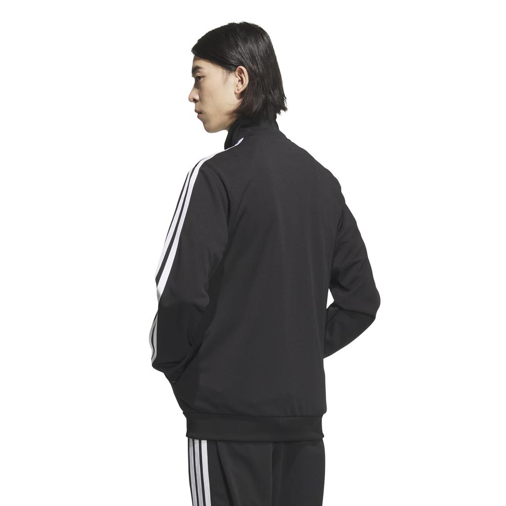 Adidas JZR00 Track Size 3XL Men's 3-Stripes Top, Black/White (JV6977),